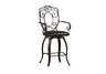Crested Back Counter Stool 24