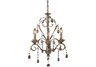 Angelite 3-Light Chandelier in Weathered Silver