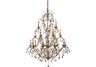 Angelite 18-Light Chandelier in Weathered Silver