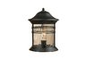 Madison 1-Light Outdoor Post Light in Matte Black