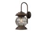 Manchester 1-Light Outdoor Sconce In Burnt Bronze