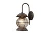 Manchester 1-Light Outdoor Sconce In Burnt Bronze