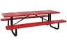 picnic tables, perforated metal picnic table, commercial site furnishings