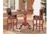 Harrison Bar Table with Traditional Pedestal Base