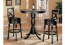 Lathrop Classic Round Bar Table with Pedstal Base