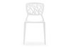 Divinity Stacking Chairs in White | Front View