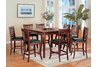 Newhouse 24" Bar Stool with Grid Back and Faux Leather Seat