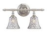 Victoriana 2-Light Vanity In Satin Nickel