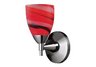 Celina 1-Light Sconce In Polished Chrome With Candy Glass