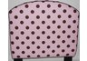 Pink Twin Curved Headboard