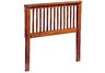 Twin Solid Wood Mission Headboard in Burnish Oak finish