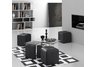 Botero coffee table & nesting stools