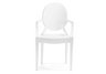 Anime Dining Chair in White | Front View