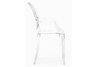 Anime Dining Chair in Clear | Side View