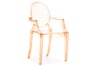 Anime Dining Chair in Transparent Orange