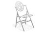 Meringue Folding Chair in White