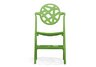 Meringue Folding Chair in Green - Back View