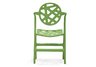 Meringue Folding Chair in Green - Front View