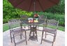 Elite Mississippi 5pc Bar Set with Umbrella