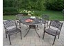 Capitol Mississippi 5pc Dining Set