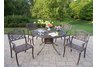 Sunray Mississippi 5pc Dining Set Antique Bronze