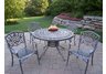 Sunray Mississippi 5pc Dining Set Antique Pewter