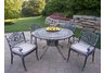 Sunray Hummingbird 5pc Dining Set with Cushions