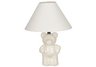 Ceramic Teddy Bear Lamp - Ivory
