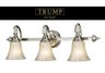 Lincoln Square 3-Light Bath Bar In Polished Nickel With Clear Crystalline Glass