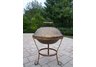 Cast Iron Fire Pit with Grill