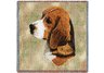 Beagle Square Throw Blanket