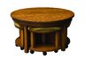 5 pc. Round Table/Bench Set