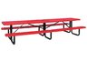 picnic tables, commercial site furnishings, expandable metal picnic table