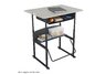 AlphaBetter Desk, 36 x 24 Standard Top with Book Box