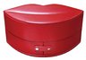 Faux Red Leather Lips Jewelry Box