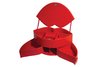 Faux Red Leather Lips Jewelry Box
