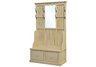 Hall Tree w/Mirror & 8 Hooks