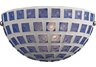 1 Light Sconce In Blue