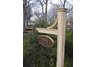 5x5x8 Estate Sign Post & Brace Kit