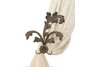 Casa Artistica Extended Leaf Forged Metal Tiebacks20