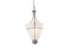 1 light sahara pendant, alabaster glass