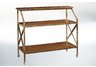 Rustic Low Bookcase with 3 shelves460