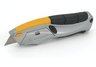 Auto loading squeeze utility knife