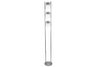 3-Light Adjustable Floor Lamp - White