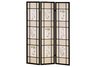3 Panel Shoji Screen - Black