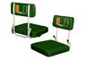 Miami Hurricanes Hardback Stadium Seat