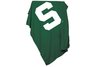 Michigan State Spartans Sweatshirt Blanket