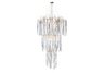 Cascadia 29-Light Chandelier In Silver