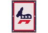 Democratic Logo Throw