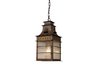 Colony Height 1-Light Outdoor Pendant In Coffee Bronze